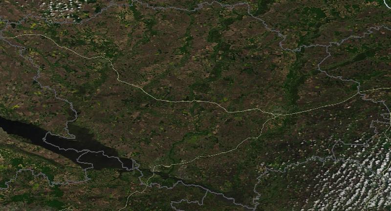 Фото с погодного спутника NASA: Полтавская область, 08.05.2024г.