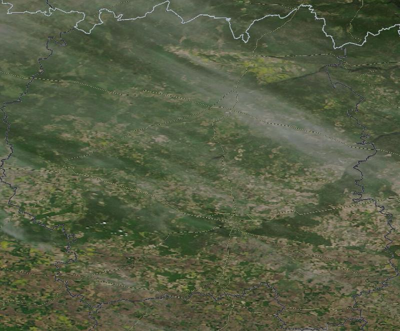 Фото с погодного спутника NASA: Житомирская область, 03.05.2024г.