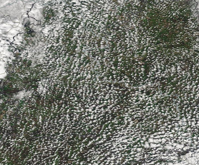 Фото с погодного спутника NASA: Сумская область, 23.04.2024г.