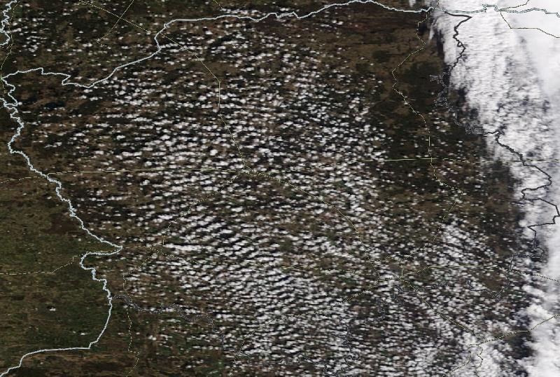 Фото с погодного спутника NASA: Волынская область, 29.03.2024г.