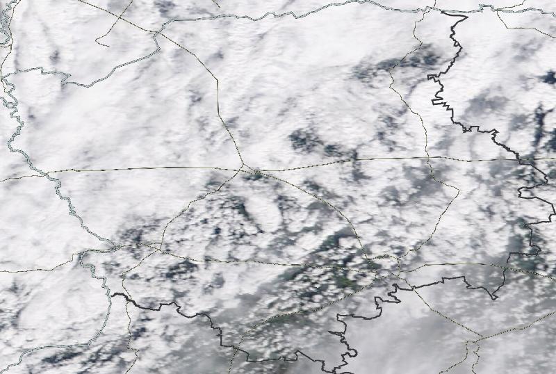 Фото с погодного спутника NASA: Волынская область, 25.04.2024г.
