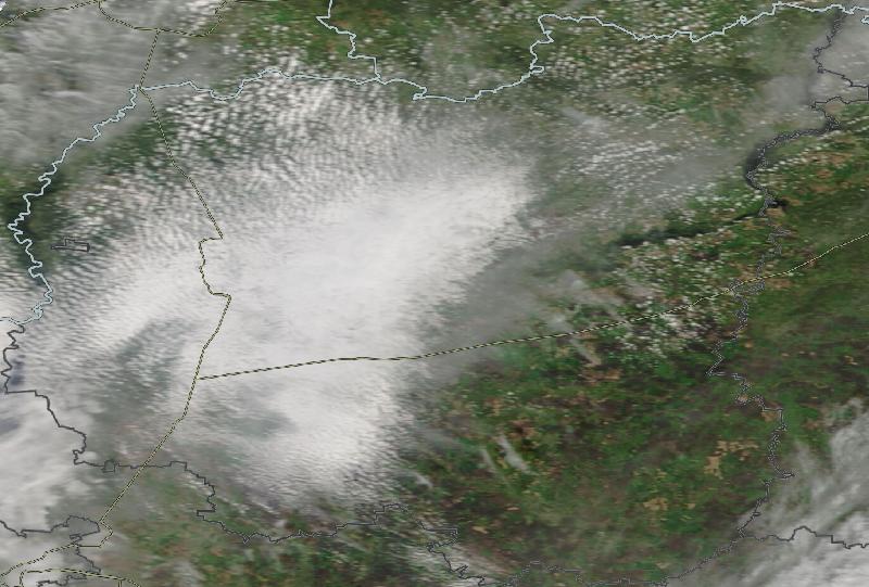 Фото с погодного спутника NASA: Черниговская область, 25.04.2024г.